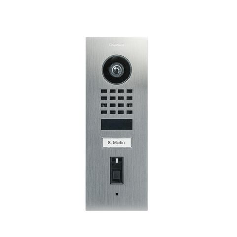 DoorBird IP Intercom Video Door Station Doorbell D1101FV, Flush Mount Stainless Steel Metallic Finish