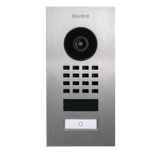 DoorBird IP Intercom Video Door Station D1101V, Flush Mount Stainless Steel Metallic Finish
