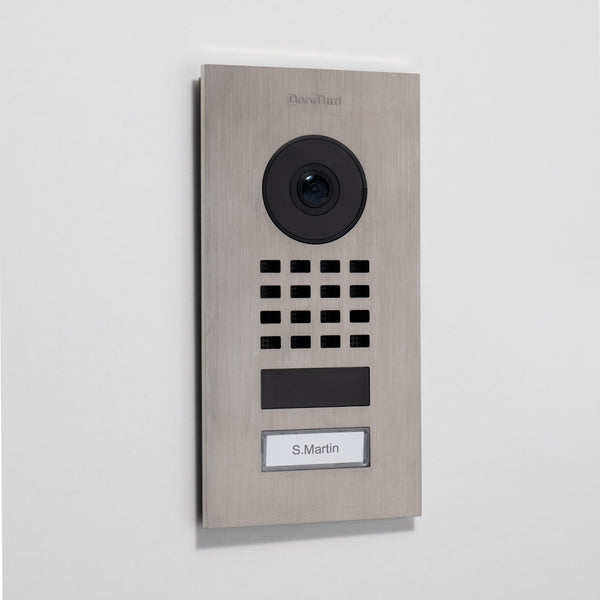 DoorBird IP Intercom Video Door Station D1101V, Flush Mount Stainless – DoorBird  Intercom Smart Video Doorbell