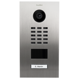 DoorBird IP Intercom Video Door Station D2101V - Metallic Finish - Flush backbox and Surface backbox available separately