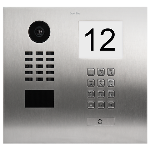 DoorBird IP Intercom Video Door Station D2101IKH with Keypad - Flush backbox and Surface backbox available separately