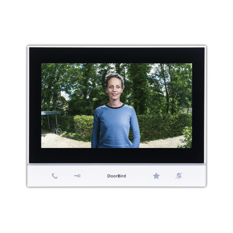 DoorBird A1103 IP Video Indoor Station – 7″ Touchscreen Monitor, WiFi & PoE, Smart Home Intercom Display