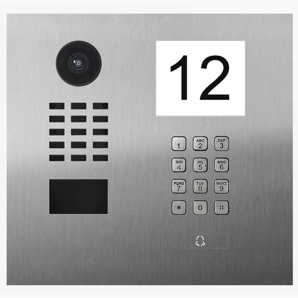 DoorBird IP Intercom Video Door Station D2201IKH with Keypad & Infor Module | 5MP Camera | Flush or Surface backbox sold separately