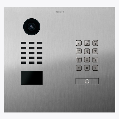 DoorBird IP Intercom Video Door Station D2201KH with Keypad | 5MP Camera | Flush or Surface backbox sold separately