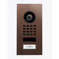 DoorBird IP Intercom Video Door Station D1101V, Flush Mount Stainless Steel Metallic Finish