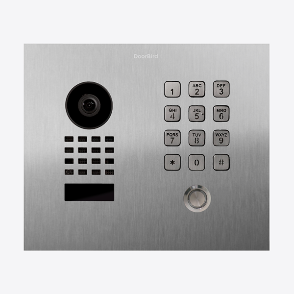 REFURBISHED : DoorBird Intercom D1101KH, Flush Mount with Keypad, V2A, Classic Button