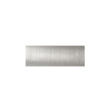 DoorBird D11x video door station cover for call button - Blank - Metal Finish