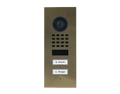 DoorBird IP Intercom Video Door Station D1102V, Flush Mount 2 Button, Stainless Steel Metallic Finish