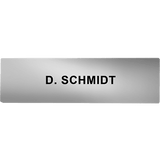 DoorBird D21x video door station cover for call button - Engraved - Metal Finish