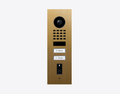 DoorBird IP Intercom Video Door Station D1102FV, Flush Mount 2 Button, Stainless Steel Metallic Finish