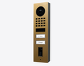 DoorBird IP Intercom Video Door Station Doorbell D1102FV, Surface Mount, 2 Button, Stainless Steel Metallic Finish